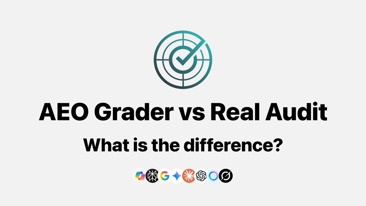 HubSpot AEO Grader vs a Real AI Visibility Audit
