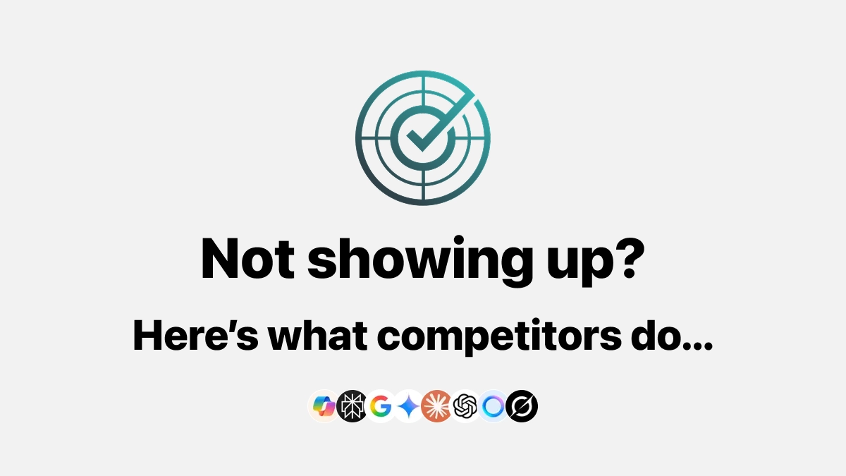 Why Your Competitor Shows Up in ChatGPT and You Don't